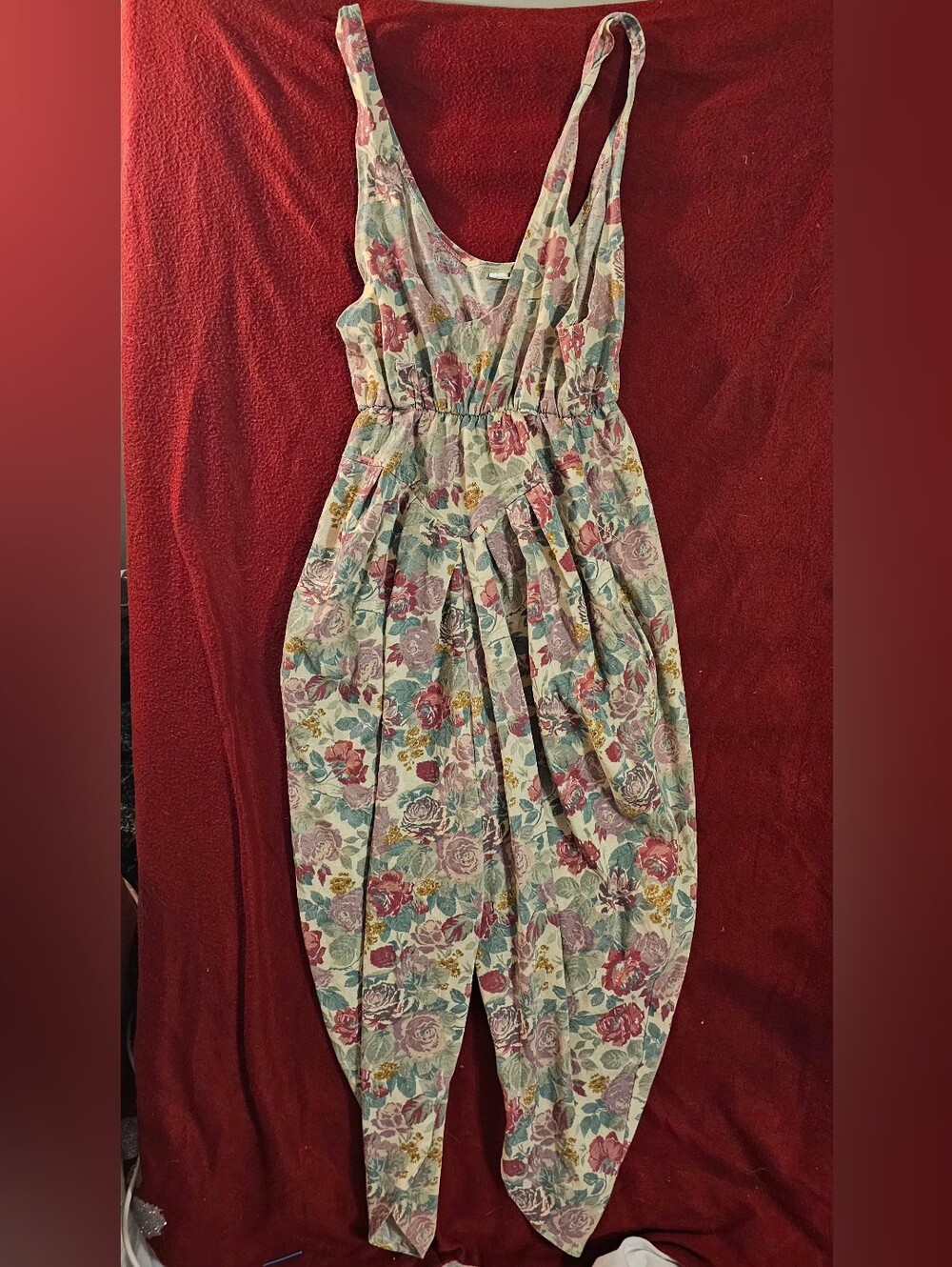 Vintage Harem Jumpsuit Womens S